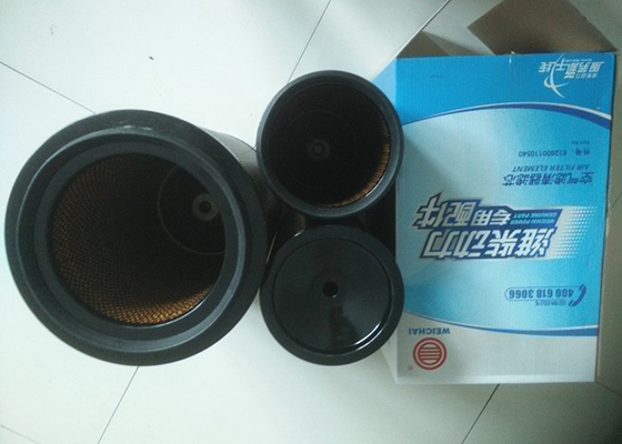 K2640 عنصر فلتر الهواء منظف Weichai Shangchai 50 Loader Machinery 612600110540